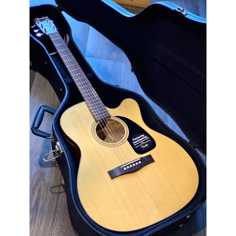 fender-cf-60ce-cutaway-folk-acoustic-electric-in-natural-with-case Fender CF-60CE Cutaway Folk Acoustic Electric in Natural with Case