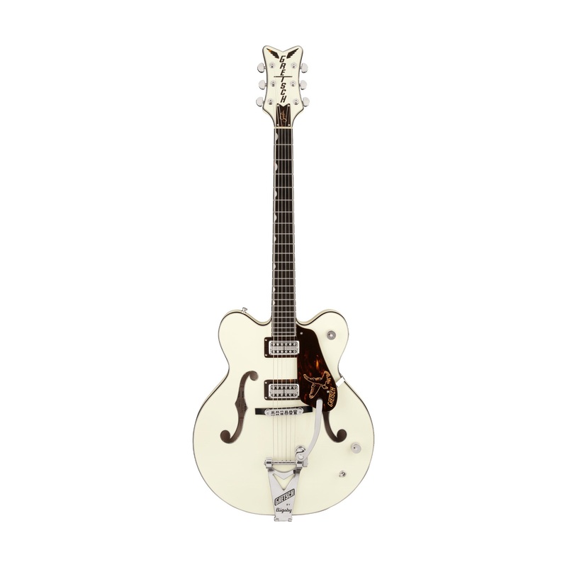gretsch-g6636t-rf-richard-fortus-signature-falcon-center-block-guitar-w-bigsby-vintage-white Gretsch G6636T-RF Richard Fortus Signature Falcon Center Block Guitar w/Bigsby, Vintage White