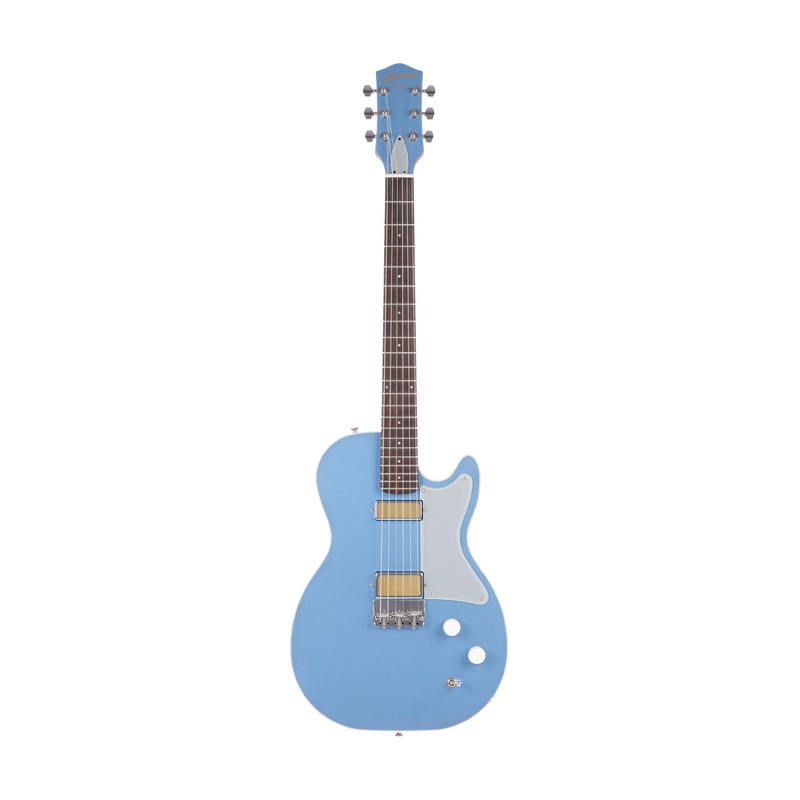 harmony-standard-series-jupiter-thinline-electric-guitar-w-case-sky-blue Harmony Standard Series Jupiter Thinline Electric Guitar w/Case, Sky Blue