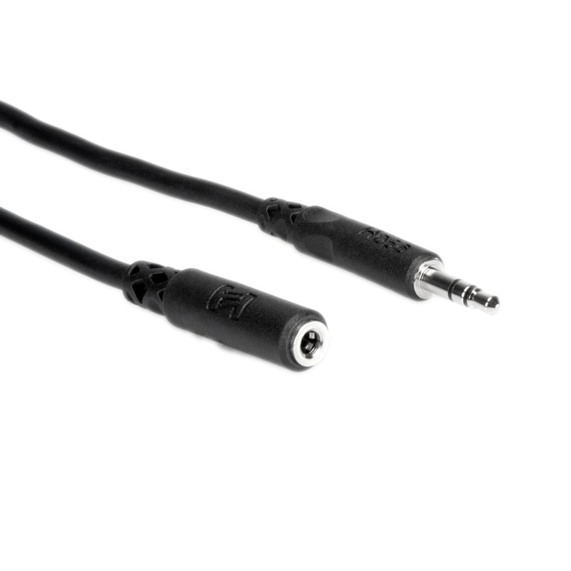 hosa-mhe-110-headphone-extension-3-5mm-trs-to-same-10-ft-cable Hosa MHE-110 Headphone Extension 3.5mm TRS to Same 10-ft. Cable