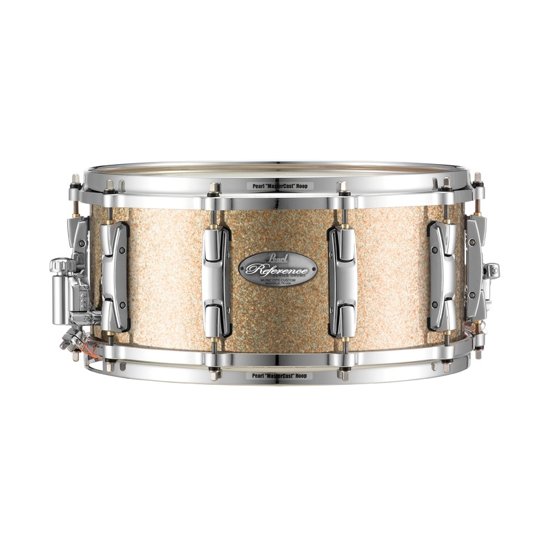 pearl-music-city-custom-20-ply-reference-14-x5-snare-drum-bright-champagne-sparkle-rf1450s-c427 Pearl Music City Custom 20-ply Reference 14"x5" Snare Drum BRIGHT CHAMPAGNE SPARKLE RF1450S/C427