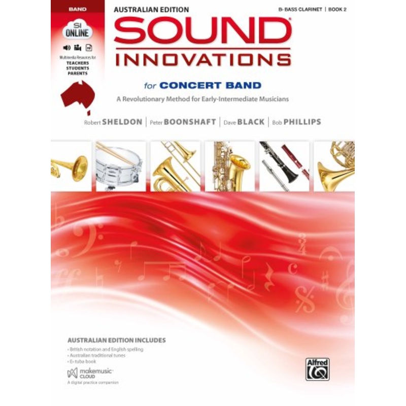 sound-innovations-for-concert-band-australian-version-book-2-bass-clarinet Sound Innovations for Concert Band Australian Version Book 2 - Bass Clarinet