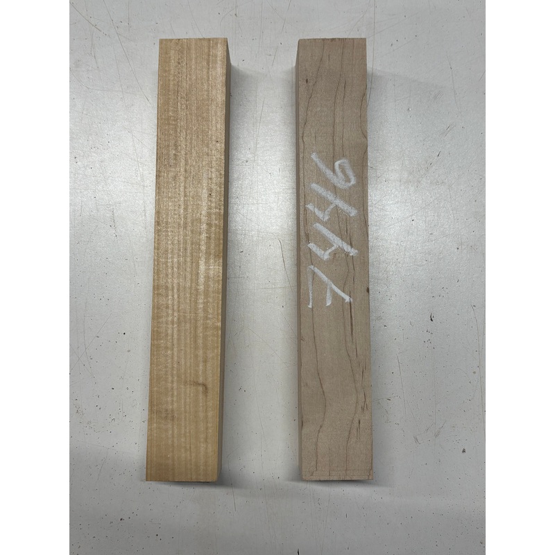 2-pack-2-species-hard-maple-basswood-turning-wood-blanks-12-x1-7-8-x1-7-8-7446 2 Pack, 2 Species Hard Maple + Basswood Turning Wood Blanks 12"x1-7/8"x1-7/8"#7446