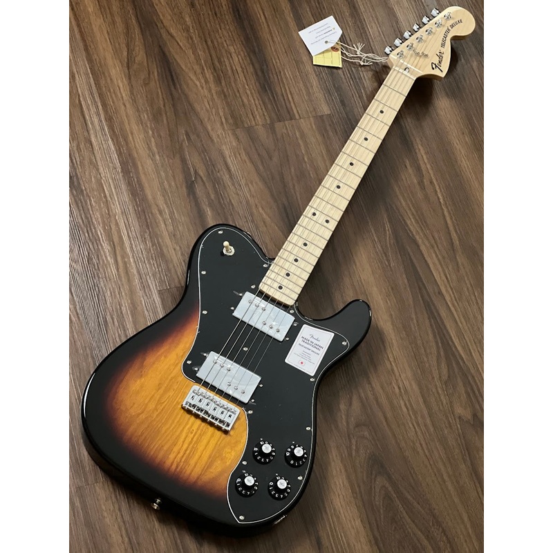 fender-japan-traditional-ii-70s-telecaster-deluxe-with-maple-fb-in-3-tone-sunburst Fender Japan Traditional II 70s Telecaster Deluxe with Maple FB in 3-Tone Sunburst