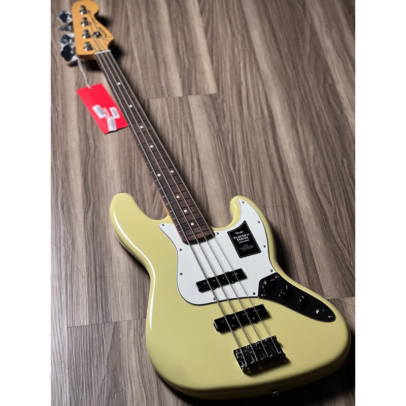 fender-player-ii-jazz-bass-with-rw-fb-in-hialeah-yellow Fender Player II Jazz Bass With RW FB In Hialeah Yellow
