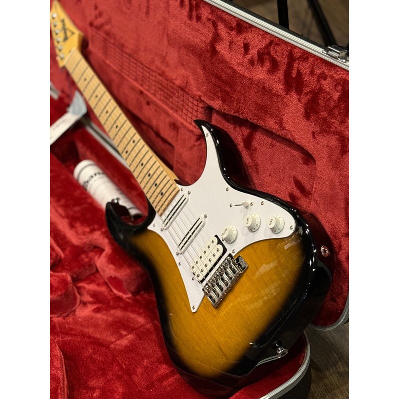 ibanez-prestige-japan-at100cl-sb-andy-timmons-signature-sunburst-f1900603 Ibanez Prestige Japan AT100CL-SB Andy Timmons Signature - Sunburst F1900603