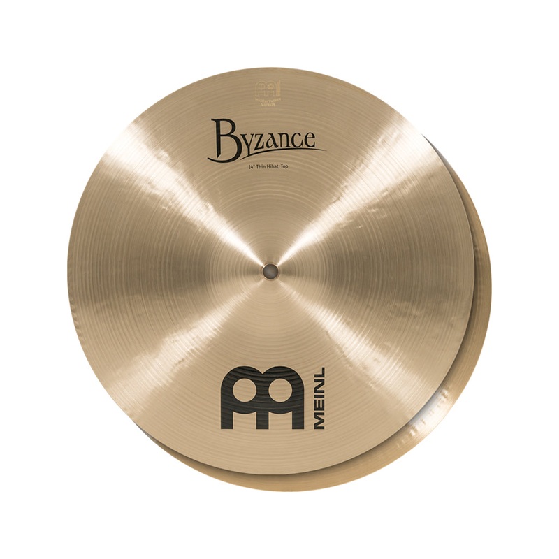 meinl-cymbals-b14th-14inch-byzance-traditional-thin-hihat-pair MEINL Cymbals B14TH 14inch Byzance Traditional Thin HiHat, Pair