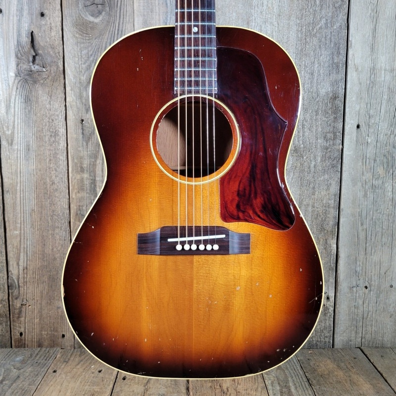 on-hold-gibson-lg-1-1965-transitional-1-5-8-nut-w-case ON HOLD - Gibson LG-1 1965 Transitional 1 5/8" Nut w/ Case