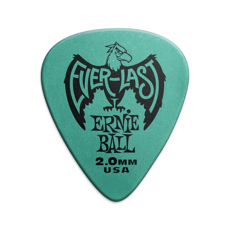 ernie-ball-everlast-delrin-2-0mm-guitar-picks-teal-12-pack Ernie Ball Everlast Delrin 2.0mm Guitar Picks, Teal, 12-pack