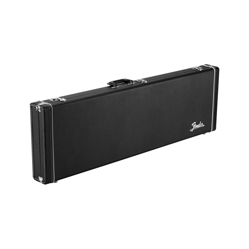 fender-classic-series-precision-jazz-bass-guitar-wood-case-black Fender Classic Series Precision/Jazz Bass Guitar Wood Case, Black