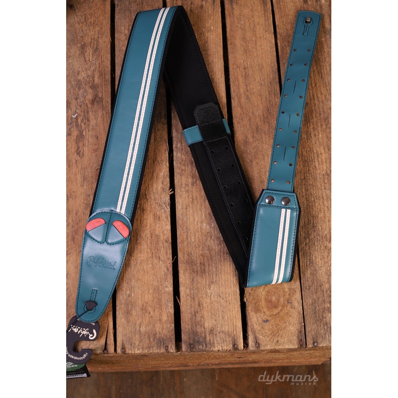 righton-guitar-strap-race-teal RightOn Guitar Strap Race Teal