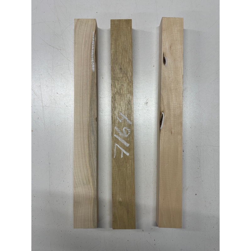3-pack-3-species-white-limba-ambrosia-maple-basswood-thin-stock-lumber-18-x1-7-8-x1-1-2-7164 3 Pack, 3 Species White Limba + Ambrosia Maple + Basswood Thin Stock Lumber 18"x1-7/8"x1-1/2"#7164