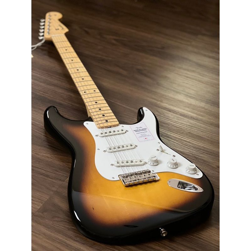 fender-japan-traditional-ii-50s-stratocaster-with-maple-fb-in-2-tone-sunburst Fender Japan Traditional II 50s Stratocaster with Maple FB in 2 Tone Sunburst