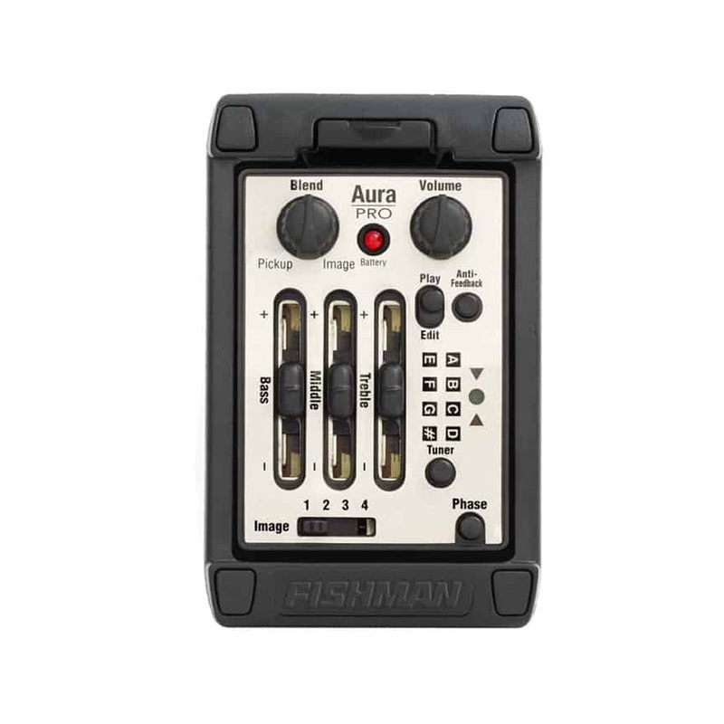fishman-aura-pro-onboard-narrow-format-acoustic-guitar-preamp-system Fishman Aura Pro Onboard Narrow Format Acoustic Guitar Preamp System