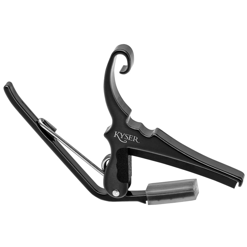 kyser-kg6-quick-change-black-chrome-guitar-capo Kyser KG6 Quick-Change Black Chrome Guitar Capo