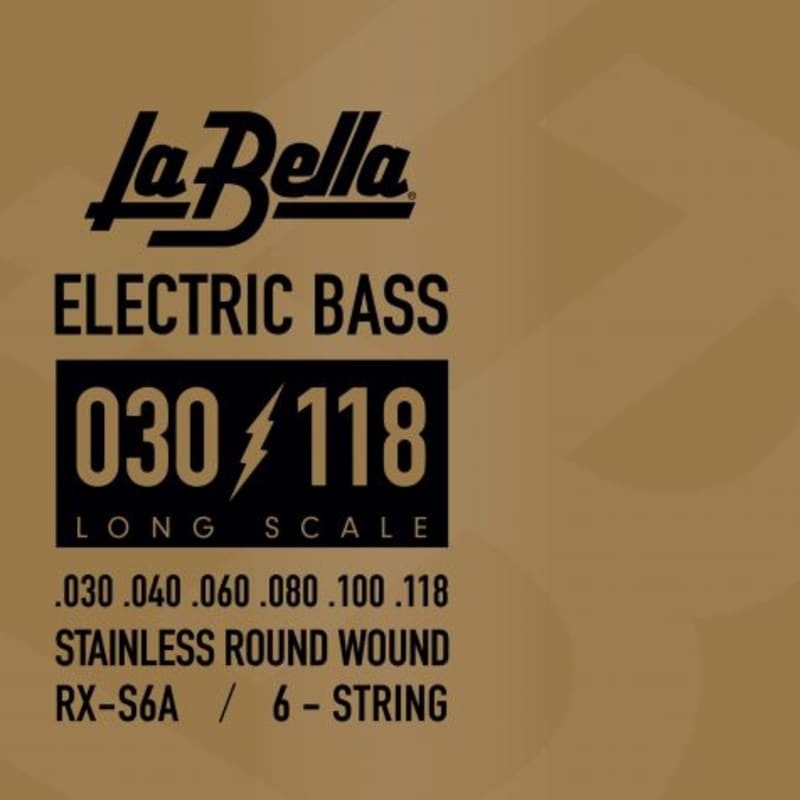 la-bella-rx-s6a-bass-rx-series-stainless-6-string-30-118 La Bella RX-S6A Bass Rx Series, Stainless, 6-String 30-118