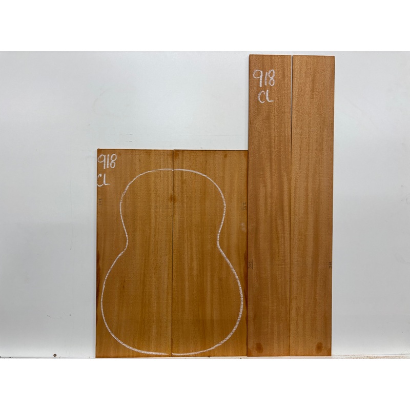 mahogany-dreadnought-guitar-back-side-set-918 Mahogany Dreadnought Guitar Back & Side Set #918