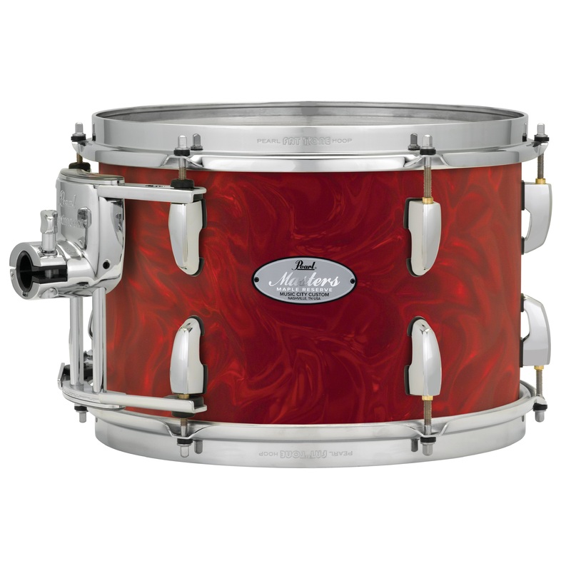 pearl-music-city-custom-13-x10-masters-maple-reserve-series-tom-w-optimount-cranberry-satin-swirl-mrv1310t-c720 Pearl Music City Custom 13"x10" Masters Maple Reserve Series Tom w/optimount CRANBERRY SATIN SWIRL MRV1310T/C720