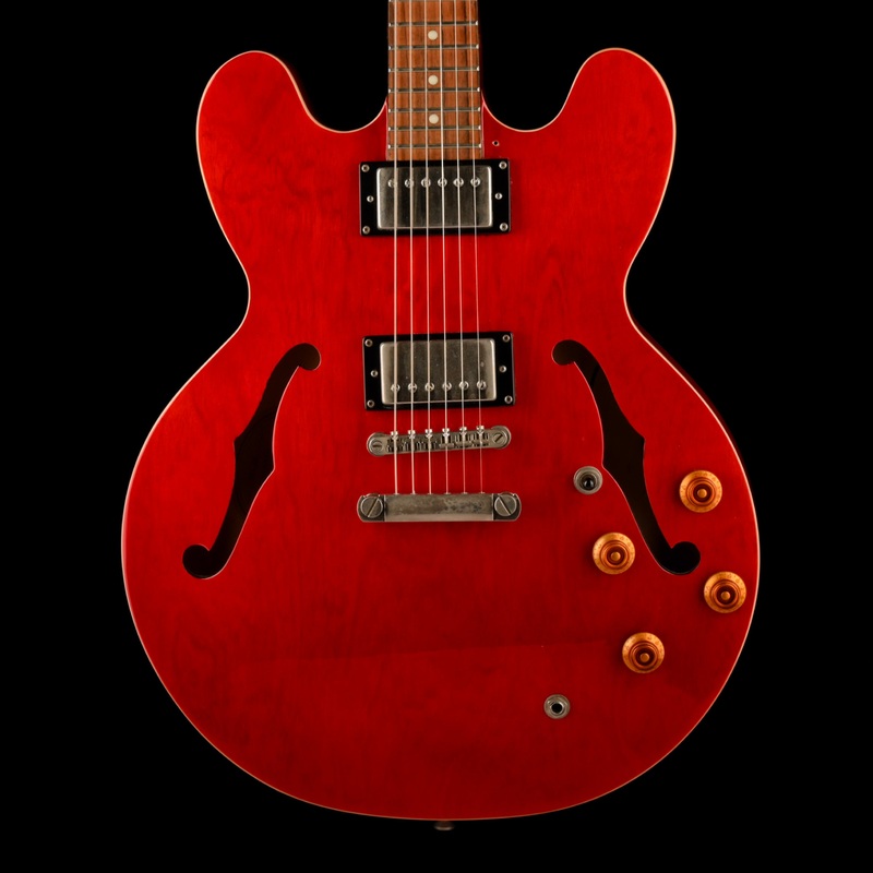 pre-owned-2011-epiphone-dot-cherry-semi-hollow-electric-guitar Pre Owned 2011 Epiphone Dot Cherry Semi-Hollow Electric Guitar