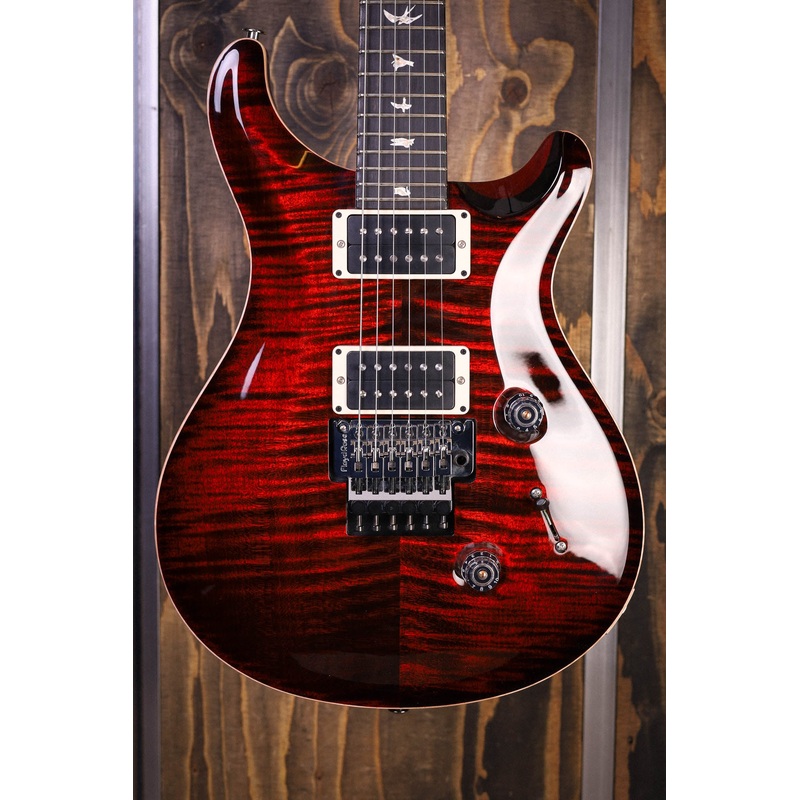 prs-custom-24-floyd-fire-red-10-top PRS Custom 24 "Floyd" Fire Red 10-Top