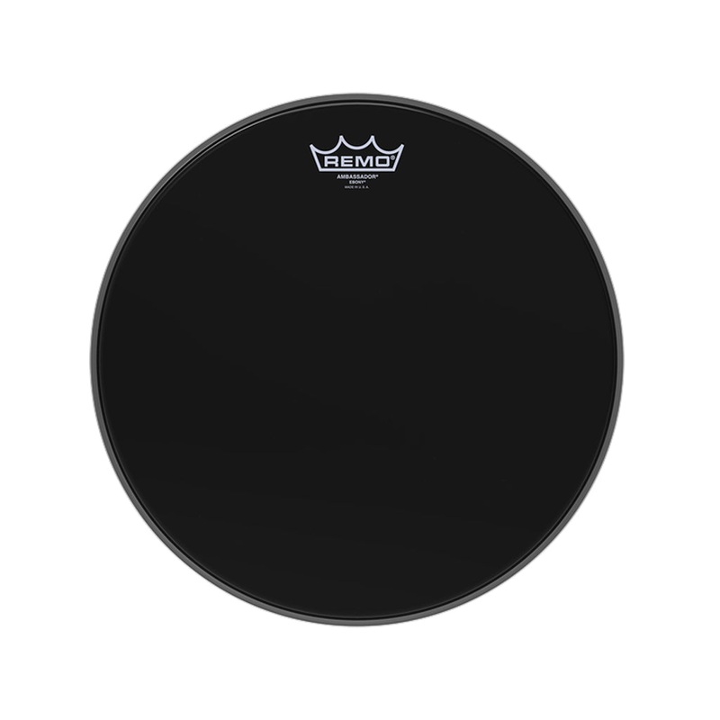 remo-es-0012-00-12inch-ambassador-ebony-batter-drum-head Remo ES-0012-00 12inch Ambassador Ebony Batter Drum Head