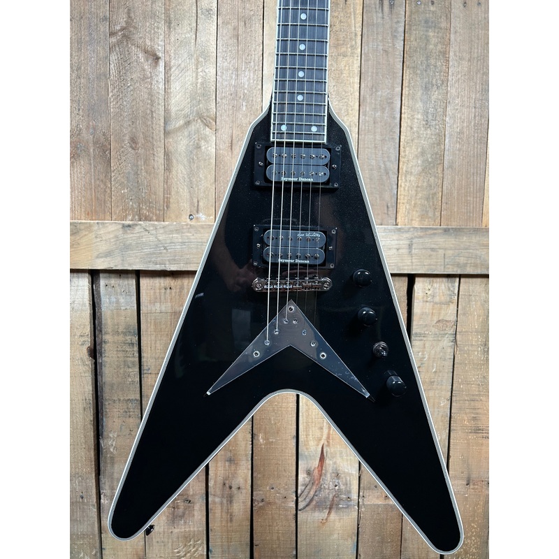 epiphone-dave-mustaine-flying-v-custom-electric-guitar-black Epiphone Dave Mustaine Flying V Custom Electric Guitar-Black