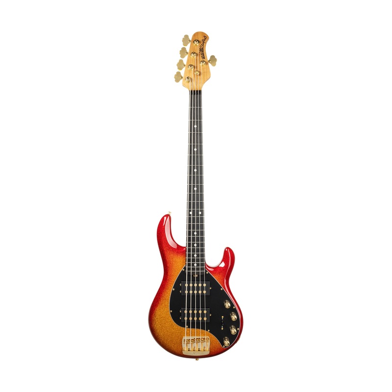 ernie-ball-music-man-stingray-special-5-hh-bass-guitar-w-gold-hardware-ebony-fb-cherry-punch Ernie Ball Music Man StingRay Special 5 HH Bass Guitar w/Gold Hardware, Ebony FB, Cherry Punch