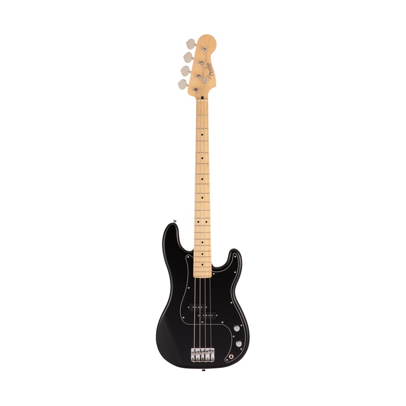 fender-japan-hybrid-ii-precision-bass-guitar-maple-fb-black Fender Japan Hybrid II Precision Bass Guitar, Maple FB, Black