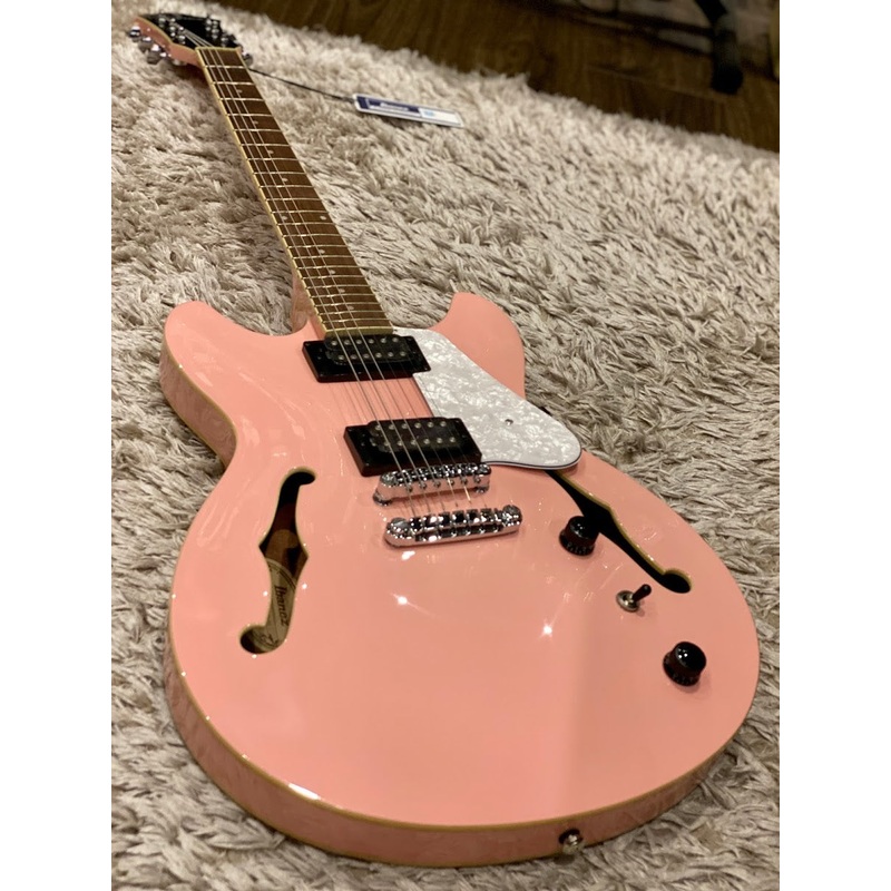 ibanez-as63-crp-semi-hollow-in-coral-pink Ibanez AS63-CRP Semi-Hollow In Coral Pink