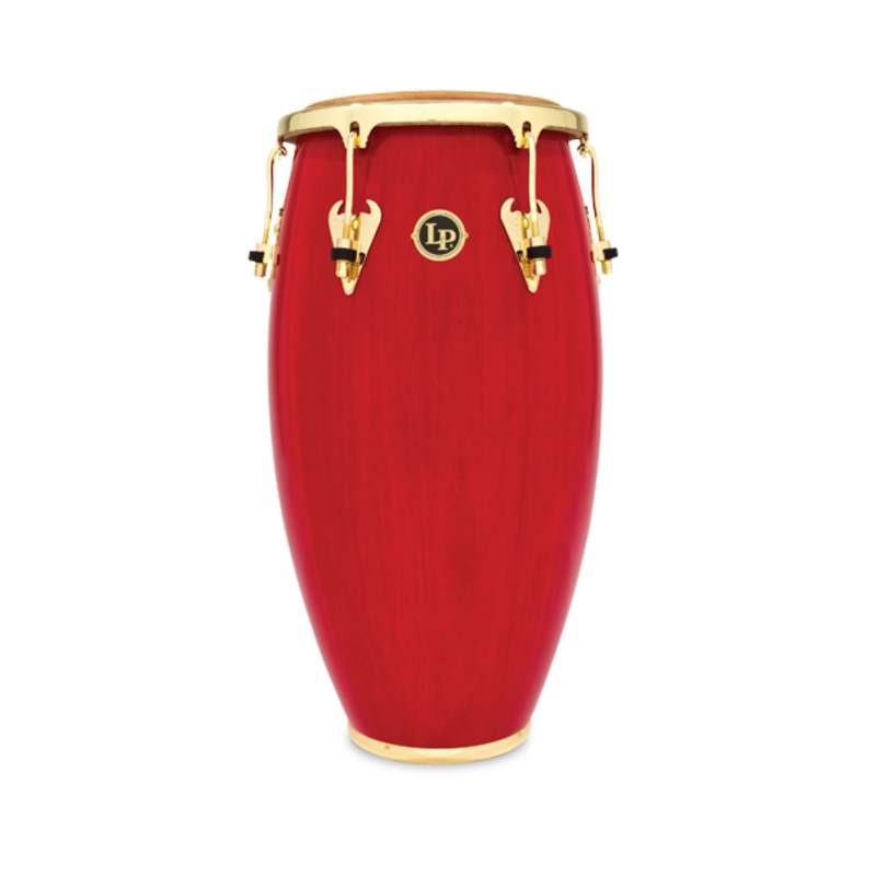 latin-percussion-matador-wood-tumba-red-with-gold-hardware-12-5-inch-natural Latin Percussion Matador Wood Tumba Red with Gold Hardware - 12.5 inch Natural