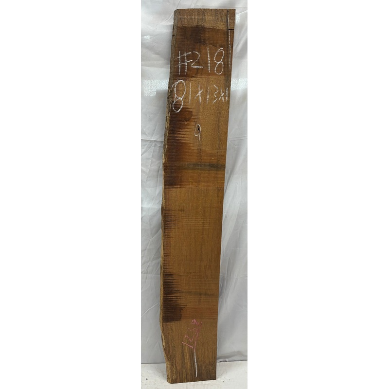 merbau-lumber-live-edge-slab-81-x-13-x-1-218 Merbau Lumber Live Edge Slab - 81" x 13" x 1" #218