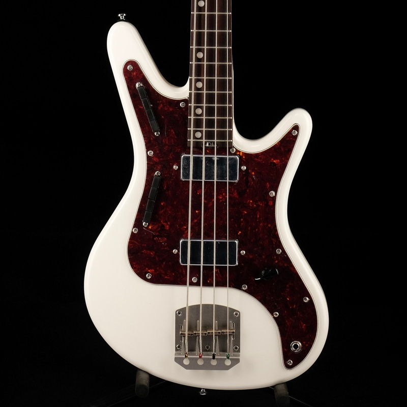 nordstrand-audio-acinonyx-short-scale-bass-olympic-white-tortoise-pickguard-with-gig-bag Nordstrand Audio Acinonyx Short Scale Bass - Olympic White Tortoise Pickguard with Gig Bag