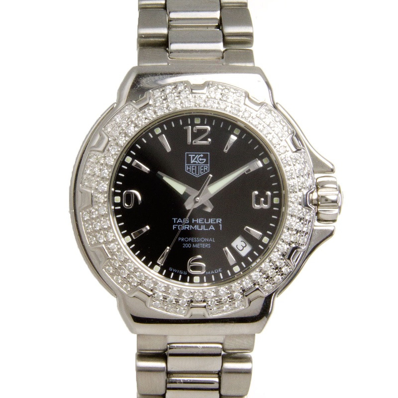 tag-heuer-ladies-formula-1-diamond-bezel TAG Heuer Ladies Formula 1 Diamond Bezel