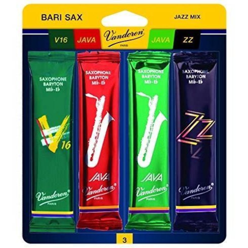 vandoren-jazz-mix-baritone-saxophone-reeds-pack-of-4 Vandoren Jazz Mix Baritone Saxophone Reeds Pack of 4