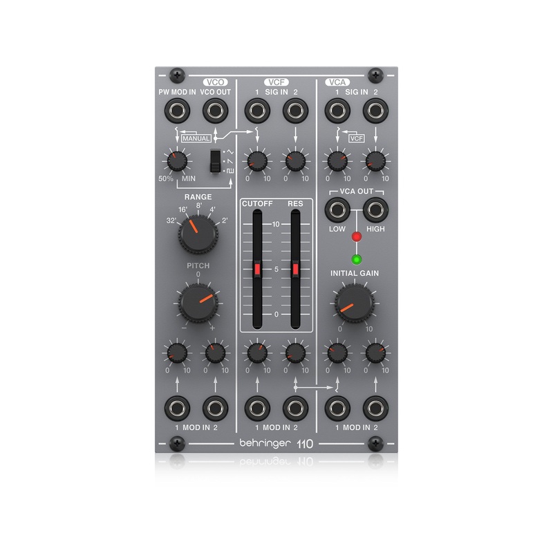 behringer-110-vco-vcf-vca-eurorack-module Behringer 110 VCO/VCF/VCA Eurorack Module