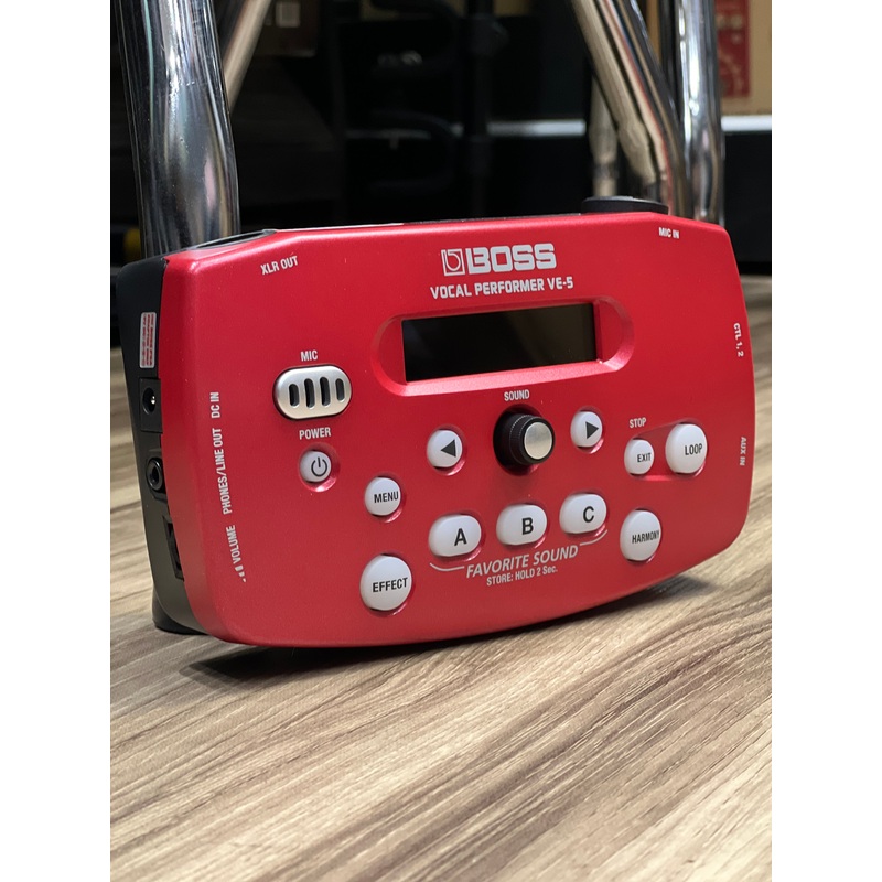 boss-ve-5-vocal-performer-in-red Boss VE-5 Vocal Performer In Red