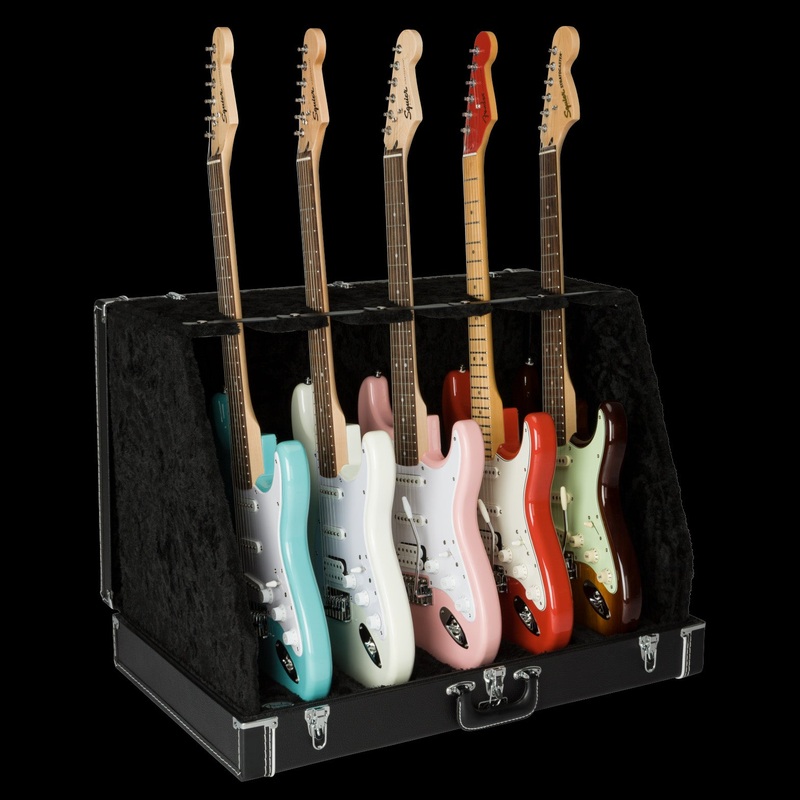 fender-classic-series-case-stand-5-guitar-black Fender Classic Series Case Stand - 5 Guitar Black