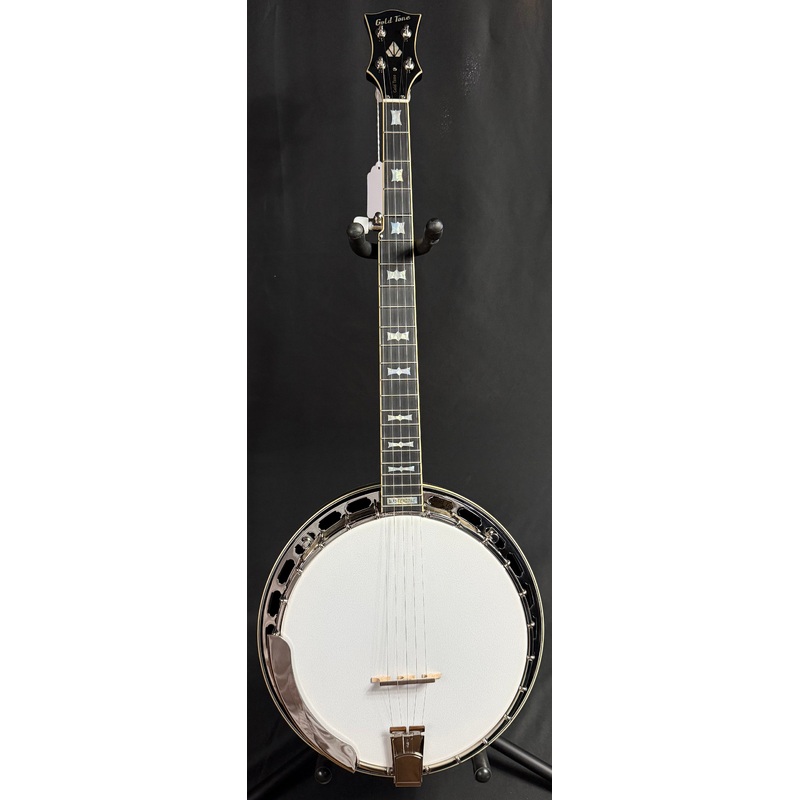 gold-tone-mastertone-ob-2-bowtie-5-string-bluegrass-banjo-vintage-sunburst-w-case Gold Tone Mastertone OB-2 Bowtie 5-String Bluegrass Banjo Vintage Sunburst w/ Case