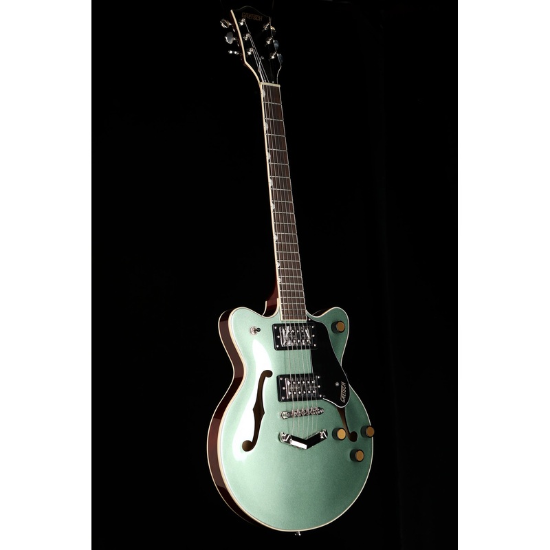 gretsch-g2655-streamliner-center-block-jr-double-cut-with-v-stoptail-steel-olive-electric-guitar Gretsch G2655 Streamliner Center Block Jr. Double-Cut with V-Stoptail 'Steel Olive' Electric Guitar