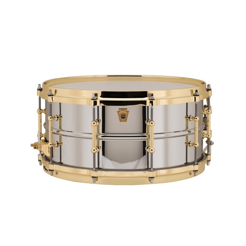 ludwig-lb402bbtwm-6-5x14inch-chrome-over-brass-snare-drum-brass-hardware-tube-lugs Ludwig LB402BBTWM 6.5x14inch Chrome-Over Brass Snare Drum, Brass Hardware, Tube Lugs