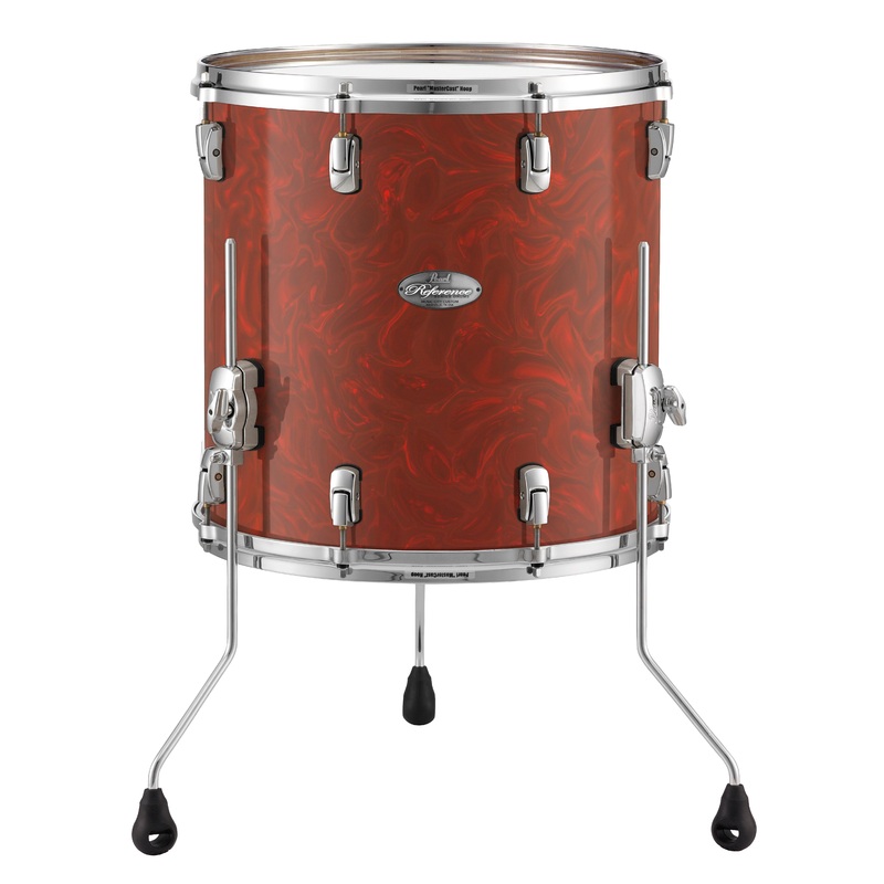 pearl-music-city-custom-16-x16-reference-series-floor-tom-cranberry-satin-swirl-rf1616f-c720 Pearl Music City Custom 16"x16" Reference Series Floor Tom CRANBERRY SATIN SWIRL RF1616F/C720