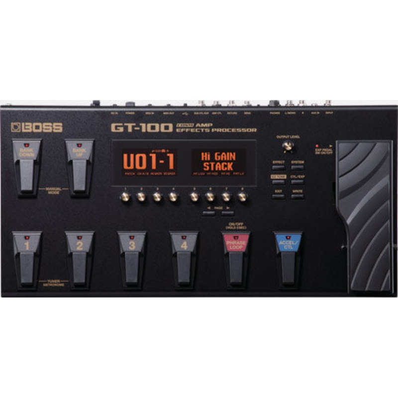 boss-gt-100-guitar-multi-effects-pedal Boss GT-100 Guitar Multi-effects Pedal