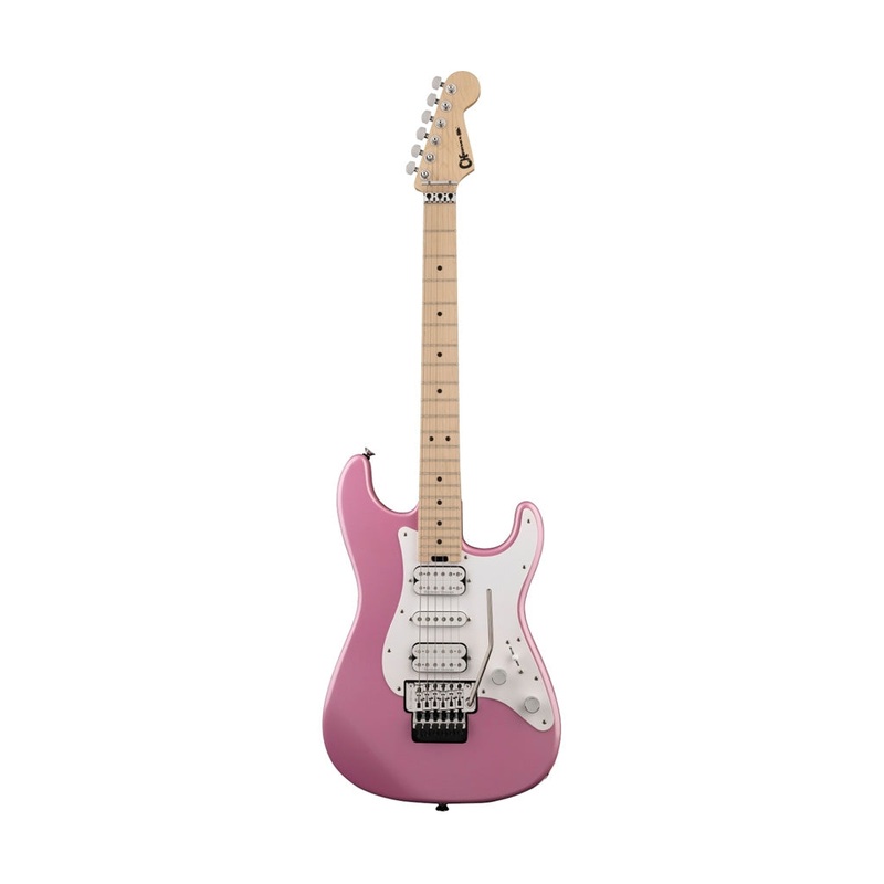 charvel-pro-mod-so-cal-style-1-hsh-fr-electric-guitar-maple-fb-platinum-pink Charvel Pro-Mod So-Cal Style 1 HSH FR Electric Guitar, Maple FB, Platinum Pink