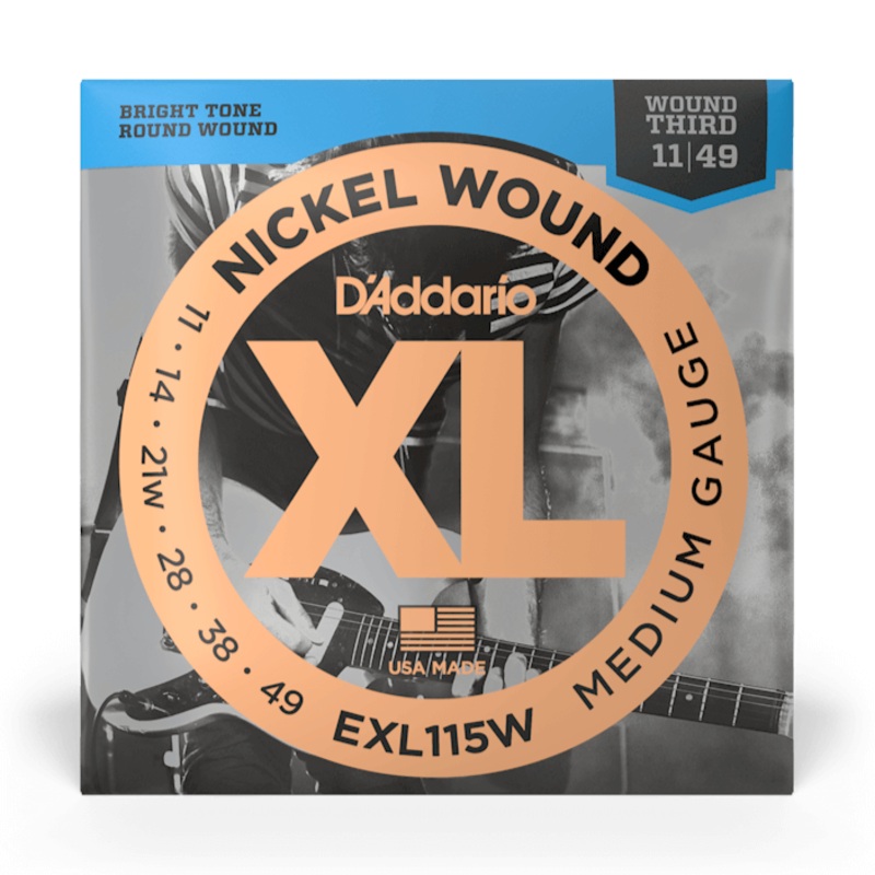 d-addario-exl115w-set-guitar-xl-blues-jazz-wound-3rd-strings D'Addario EXL115W Set Guitar XL Blues/ Jazz Wound 3rd Strings