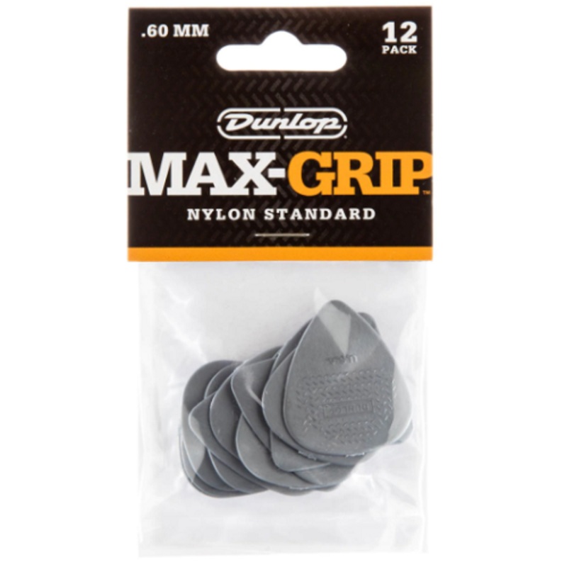 dunlop-max-grip-nylon-standard-pick-12-pack-0-60mm Dunlop Max-Grip Nylon Standard Pick 12 Pack (0.60mm)