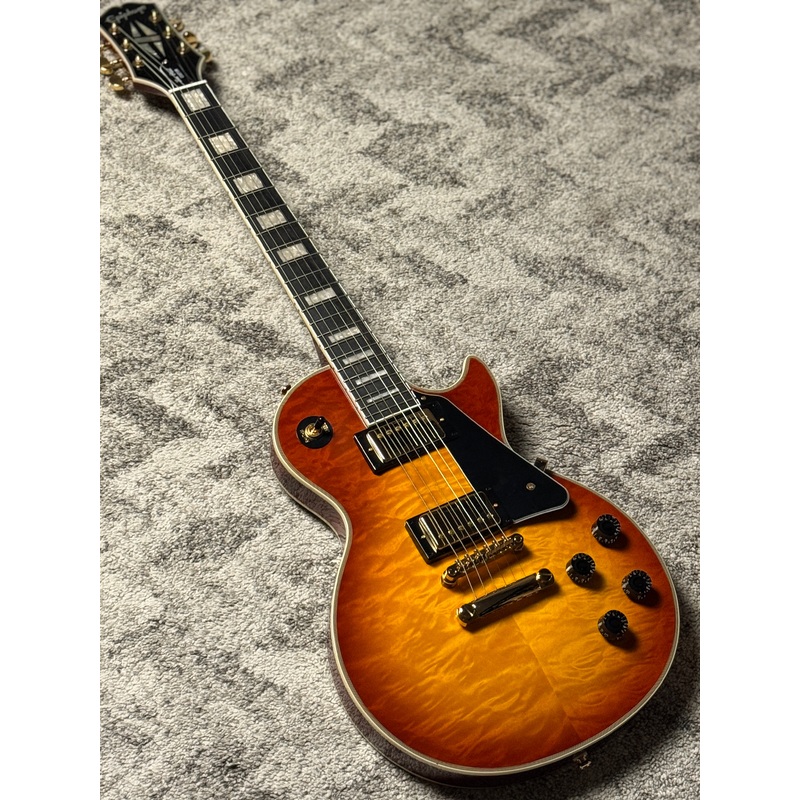 epiphone-les-paul-custom-figured-in-iced-tea-burst Epiphone Les Paul Custom Figured in Iced Tea Burst