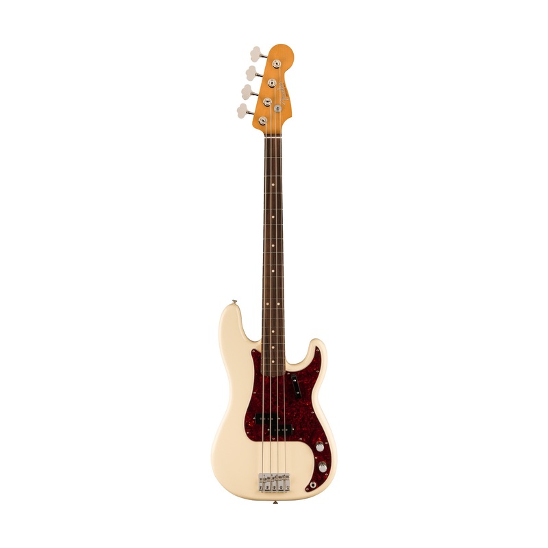 fender-vintera-ii-60s-precision-bass-guitar-rw-fb-olympic-white Fender Vintera II 60s Precision Bass Guitar, RW FB, Olympic White