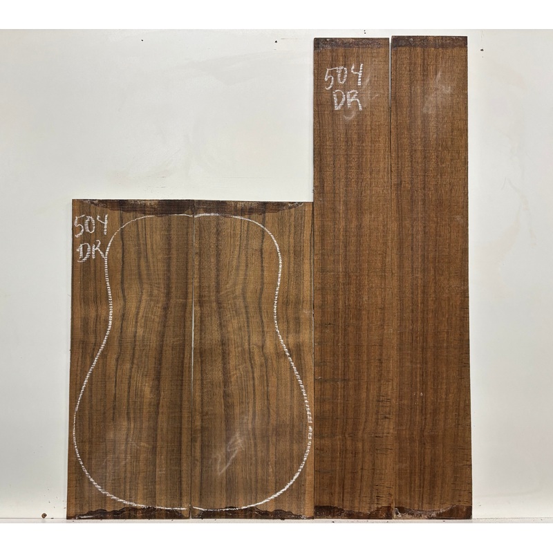 indian-laurel-dreadnought-guitar-back-and-side-set-504 Indian Laurel Dreadnought Guitar Back and Side Set #504