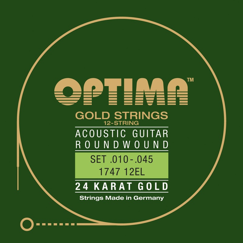optima-acoustic-guitar-24k-gold-strings-12-string-extra-light Optima Acoustic Guitar 24K GOLD Strings 12 String - Extra Light