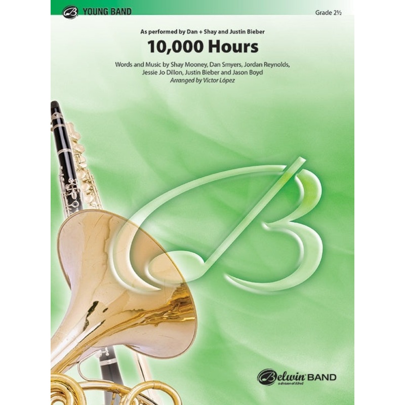 10000-hours-concert-band-chart-grade-2-5 10000 Hours - Concert Band Chart Grade 2.5